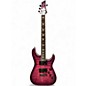 Used 2021 Schecter Guitar Research Omen Extreme 6 Magenta Solid Body Electric Guitar thumbnail