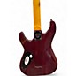 Used 2021 Schecter Guitar Research Omen Extreme 6 Magenta Solid Body Electric Guitar