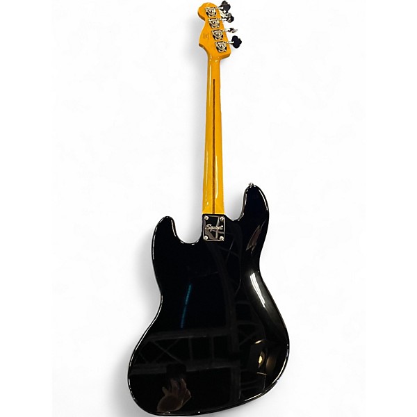Used Squier Classic Vibe 70s Jazz Bass Black Electric Bass Guitar