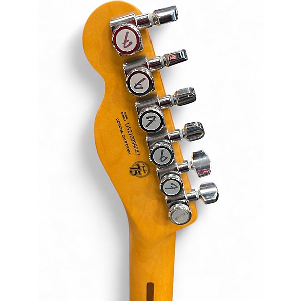 Used Fender 75th Anniversary Commemorative American Telecaster Butterscotch Blonde Solid Body Electric Guitar