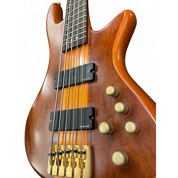 Used Schecter Guitar Research STUDIO 5  HONEY SATIN Electric Bass Guitar