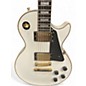 Used Epiphone Les Paul Custom Antique White Solid Body Electric Guitar