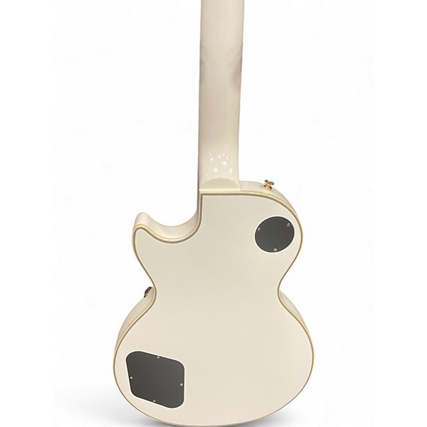 Used Epiphone Les Paul Custom Antique White Solid Body Electric Guitar