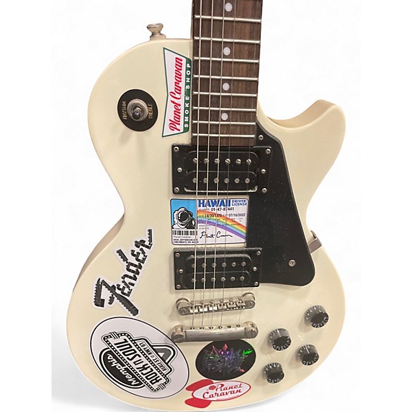 Used Epiphone Les Paul Studio Olympic White Solid Body Electric Guitar