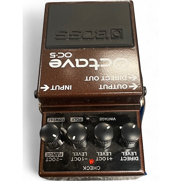 Used BOSS OC5 Effect Pedal Package