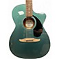 Used Fender California Monterey CE Sherwood Green Acoustic Electric Guitar