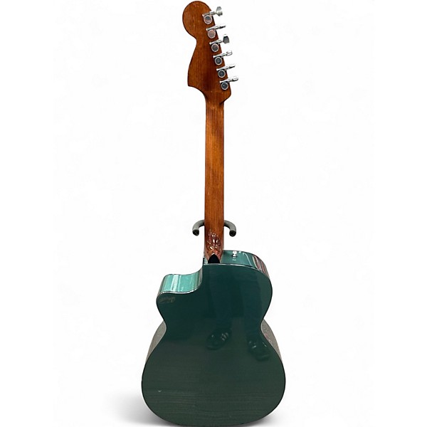 Used Fender California Monterey CE Sherwood Green Acoustic Electric Guitar