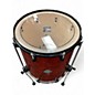 Used ddrum 7 Piece dominion birch imferno red pearl Drum Kit