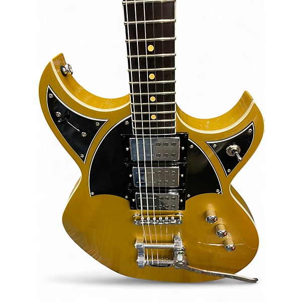 Used Reverend spacehawk supreme Gold Solid Body Electric Guitar