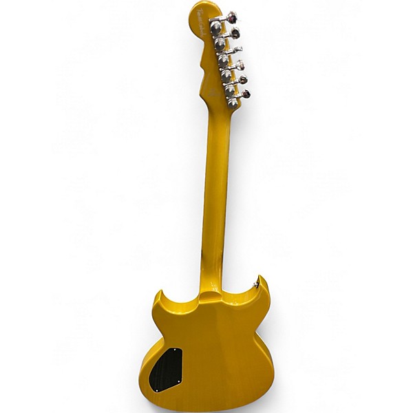 Used Reverend spacehawk supreme Gold Solid Body Electric Guitar