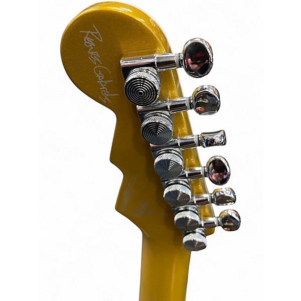 Used Reverend spacehawk supreme Gold Solid Body Electric Guitar