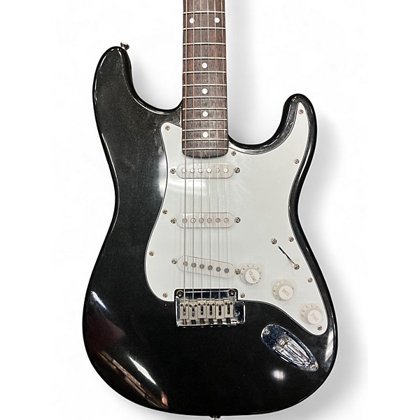 Used Squier Affinity Stratocaster Black Solid Body Electric Guitar