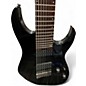 Used Ibanez rgms8 Black Solid Body Electric Guitar