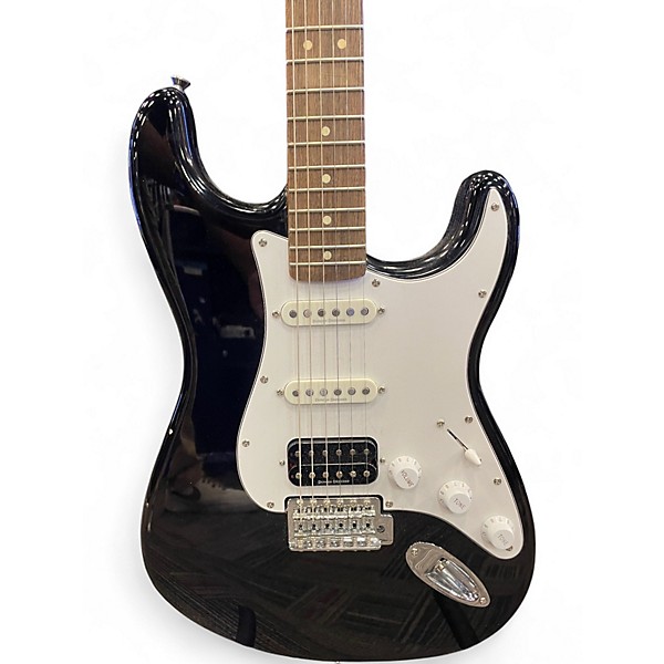 Used Squier Vintage Modified Stratocaster Black Solid Body Electric Guitar