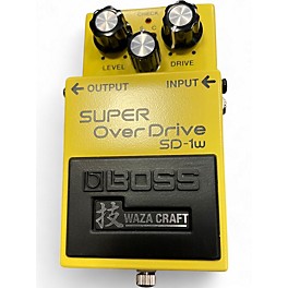 Used BOSS SD1W Super Overdrive Waza Craft Effect Pedal