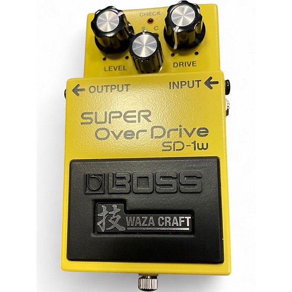 Used BOSS SD1W Super Overdrive Waza Craft Effect Pedal