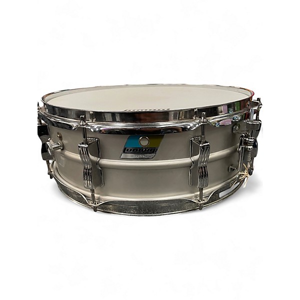 Used Ludwig 5X14 Acrolite Snare Silver Drum