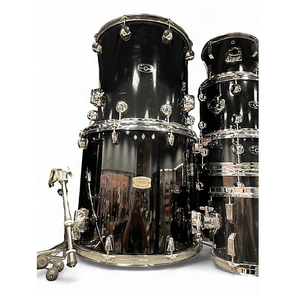 Used Pacific 8 Piece 8 Piece Kit Black Drum Kit