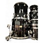 Used Pacific 8 Piece 8 Piece Kit Black Drum Kit