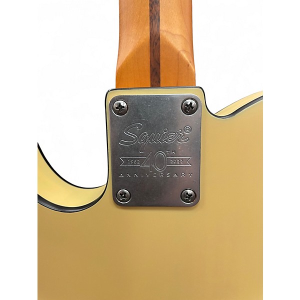 Used Squier 40TH ANNIVERSARY TELECASTER VINTAGE EDITION SATIN VINTAGE BLONDE Solid Body Electric Guitar