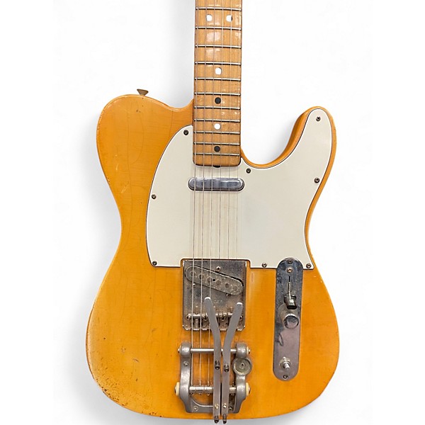 Vintage 1973 Fender TELECASTER Olympic White Solid Body Electric Guitar