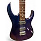 Used Ibanez GIO GRG121SP Blue Metal Chameleon Solid Body Electric Guitar