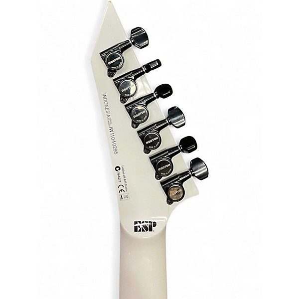 Used ESP LTD V300 White Solid Body Electric Guitar