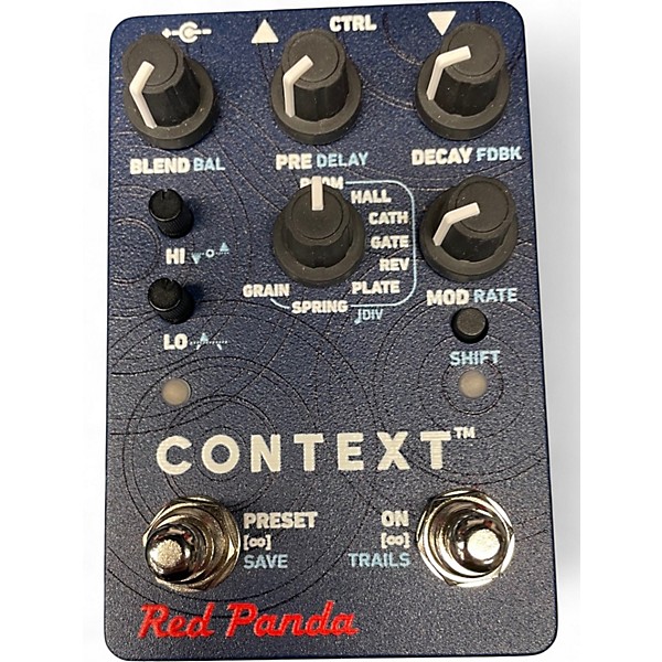 Used Red Panda Context Reverb 2 Effect Pedal