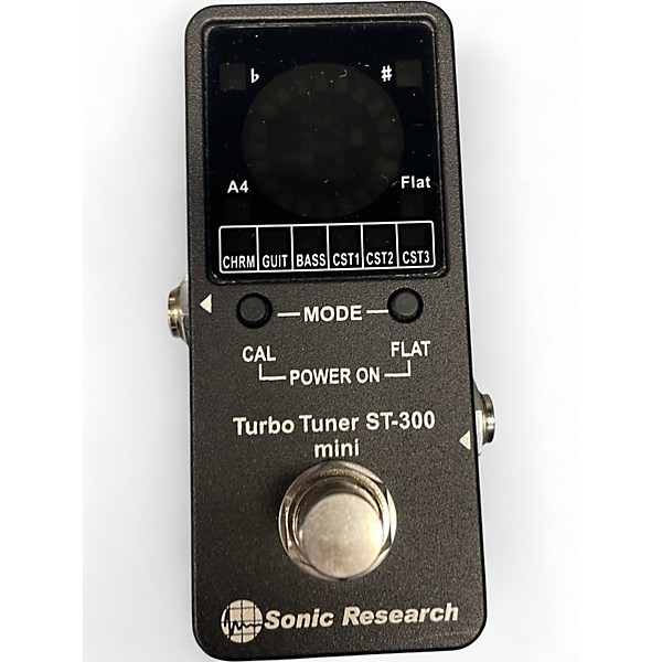 Used Sonic Research ST-300 mini Strobe Tuner Tuner Pedal