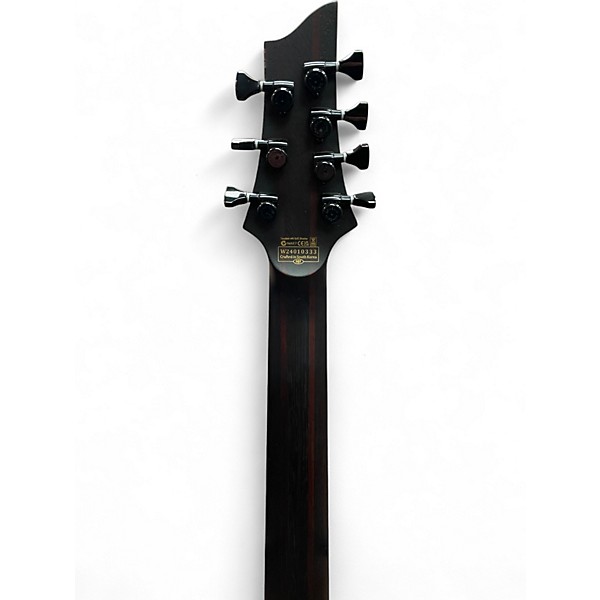 Used Schecter Guitar Research TOA 7 Purple Solid Body Electric Guitar