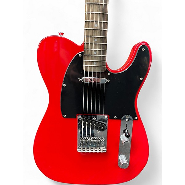 Used Squier Telecaster red Solid Body Electric Guitar