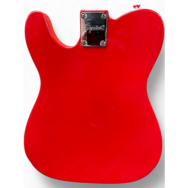 Used Squier Telecaster red Solid Body Electric Guitar