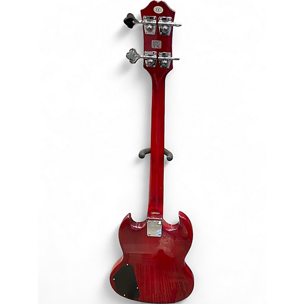 Used Epiphone EB0 CHERRY RED Electric Bass Guitar
