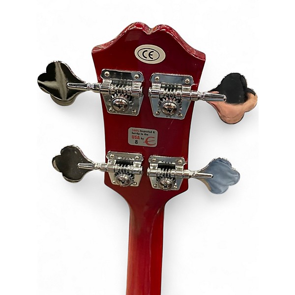Used Epiphone EB0 CHERRY RED Electric Bass Guitar