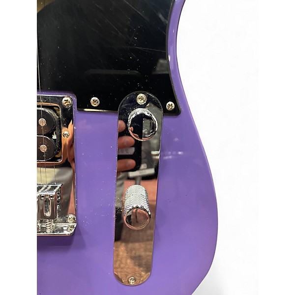 Used Squier SONIC ESQUIRE H Purple Solid Body Electric Guitar