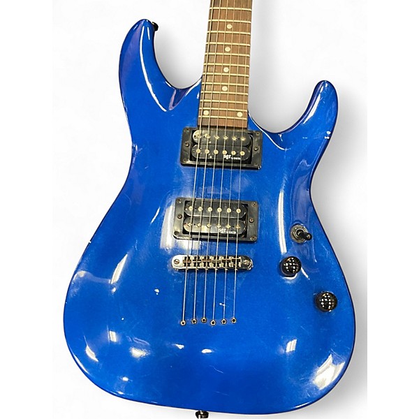 Used Schecter Guitar Research SGR C-1 Blue Solid Body Electric Guitar