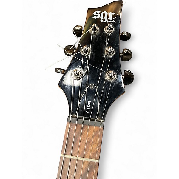 Used Schecter Guitar Research SGR C-1 Blue Solid Body Electric Guitar