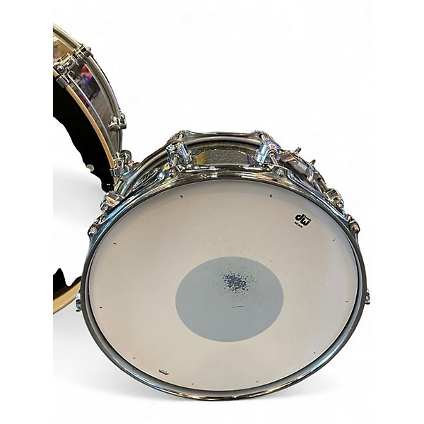 Used DW 5 Piece Performance Series PEWTER SPARKLE Drum Kit