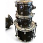 Used DW 5 Piece Performance Series PEWTER SPARKLE Drum Kit