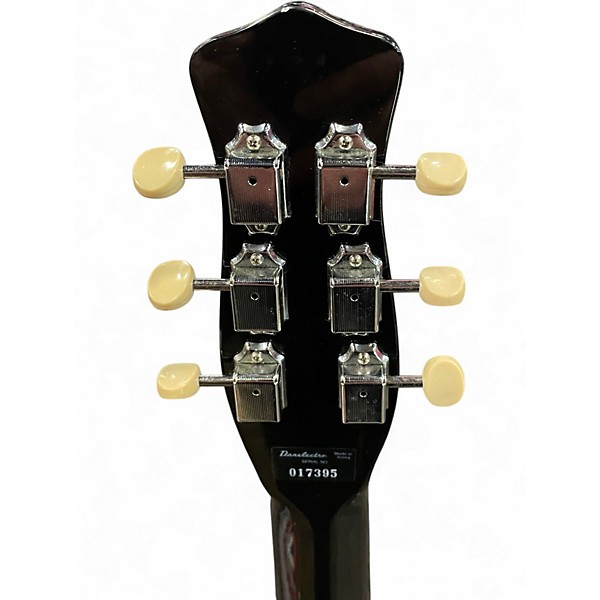 Used Danelectro Pro Black Solid Body Electric Guitar