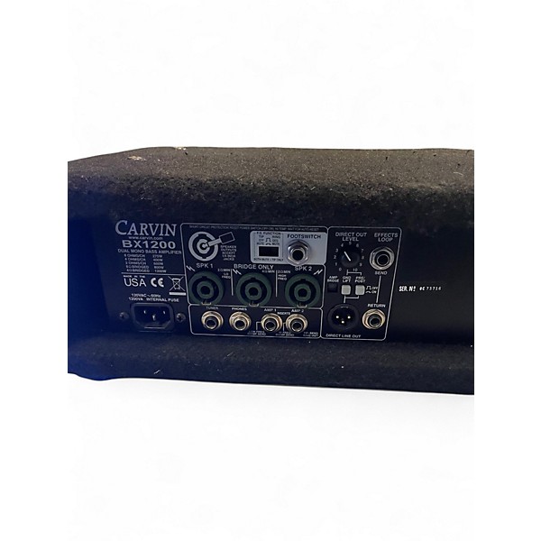 Used Carvin BX1200 Bass Amp Head