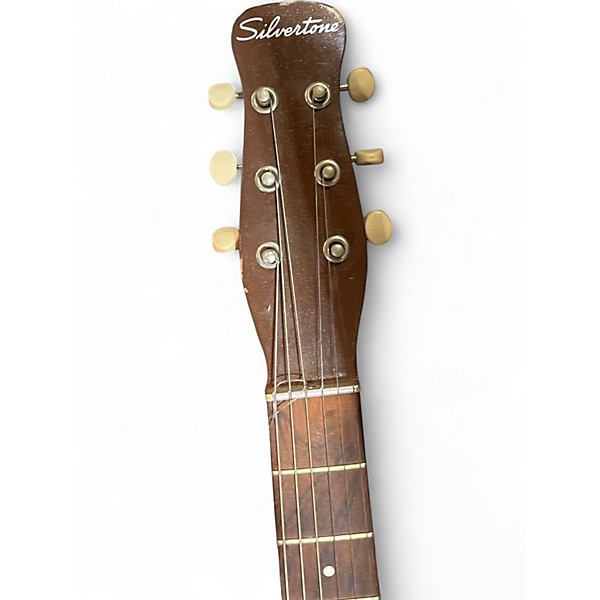 Vintage 1959 Silvertone DANELECTRO U1 BROWN SPARKLE Solid Body Electric Guitar