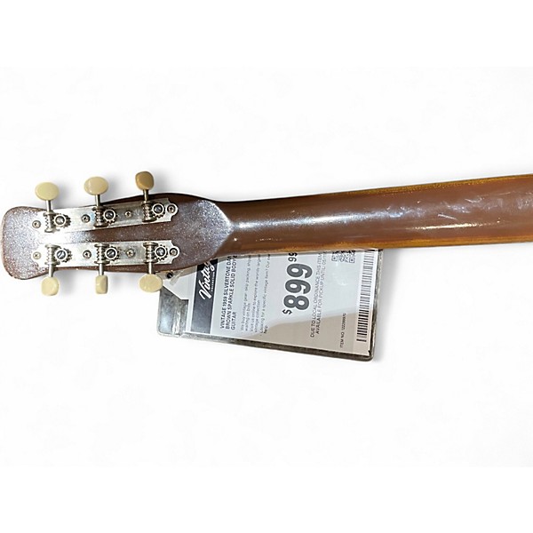 Vintage 1959 Silvertone DANELECTRO U1 BROWN SPARKLE Solid Body Electric Guitar