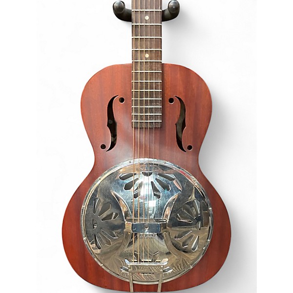 Used Gretsch Guitars G9200 Boxcar Round Neck Worn Brown Resonator Guitar