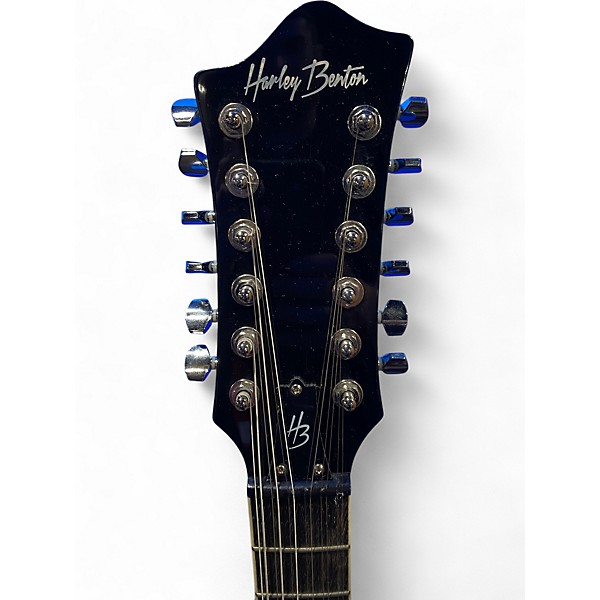 Used Harley Benton RB612 Black Hollow Body Electric Guitar