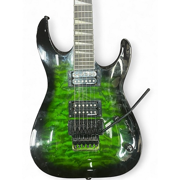 Used Jackson JS32 Trans Green Solid Body Electric Guitar