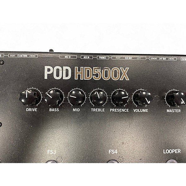 Used Line 6 Pod HD500X Amp Modeler Effect Processor