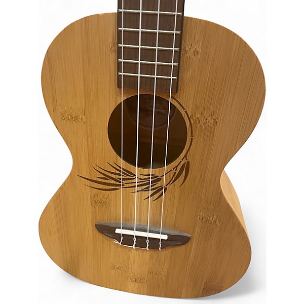 Used Luna bamboo concert Natural Ukulele