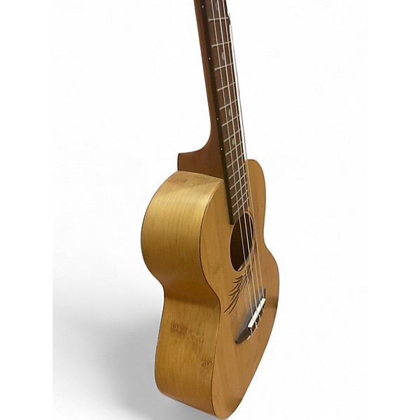 Used Luna bamboo concert Natural Ukulele