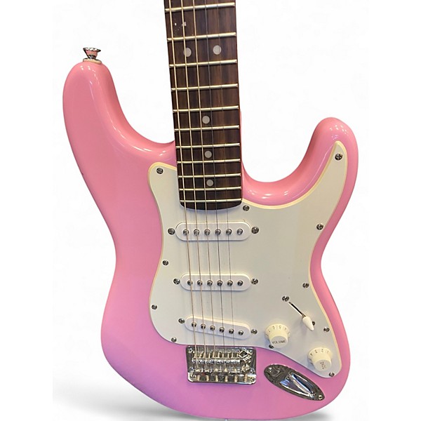 Used Squier Mini Affinity Stratocaster Pink Electric Guitar